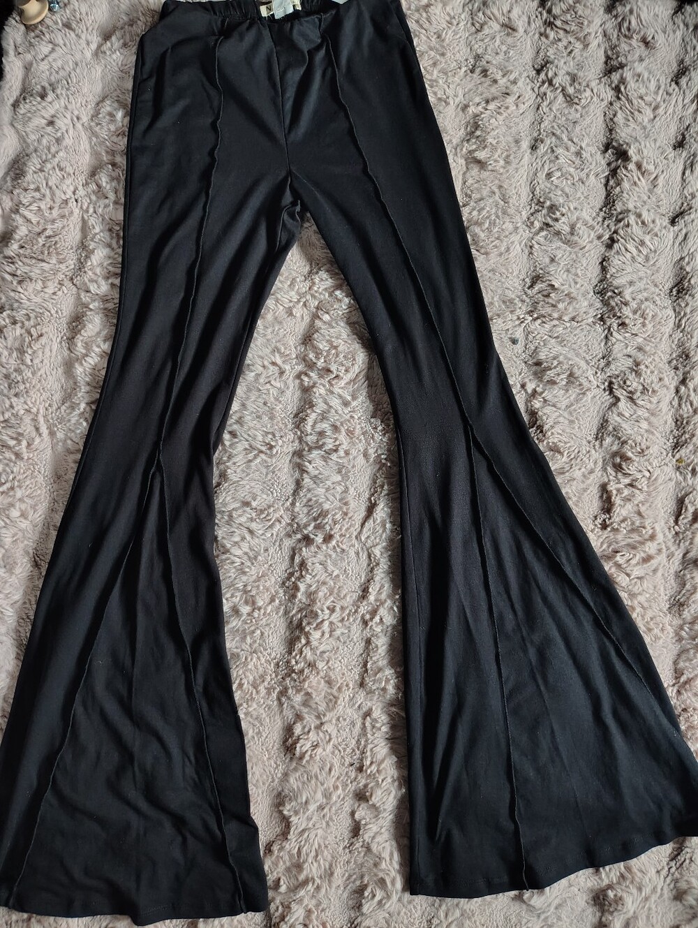 Women's Black Flare Leggings